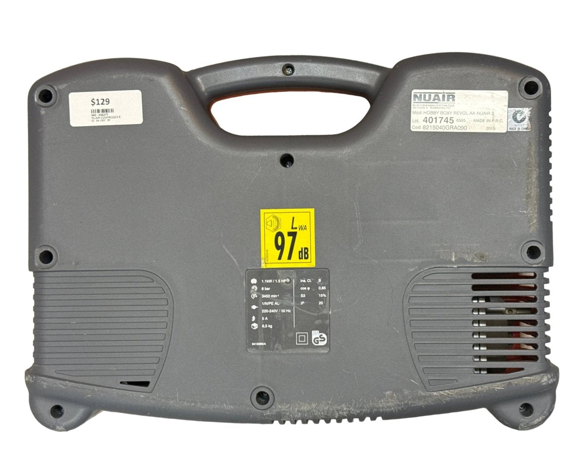 NUAIR - Boxy Revolution - Air Compressor - Mega Cash Sydney