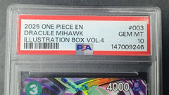 One Piece - Dracule Mihawk - PSA 10 - Mega Cash Sydney