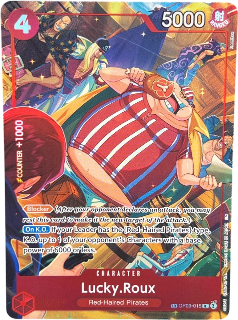 One Piece TCG - Lucky . Roux OP09 - 015 - Mega Cash Sydney