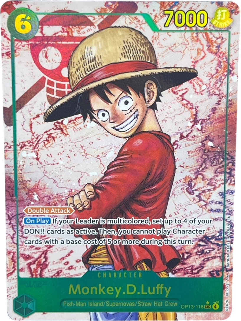 One Piece TCG - Monkey .D. Luffy OP13 - 118 - Mega Cash Sydney