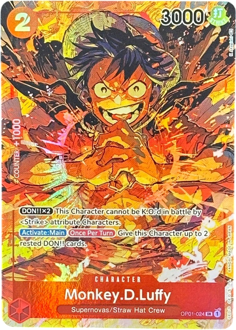 One Piece TCG - Monkey.D.Luffy - OP01 - 024 - Mega Cash Sydney
