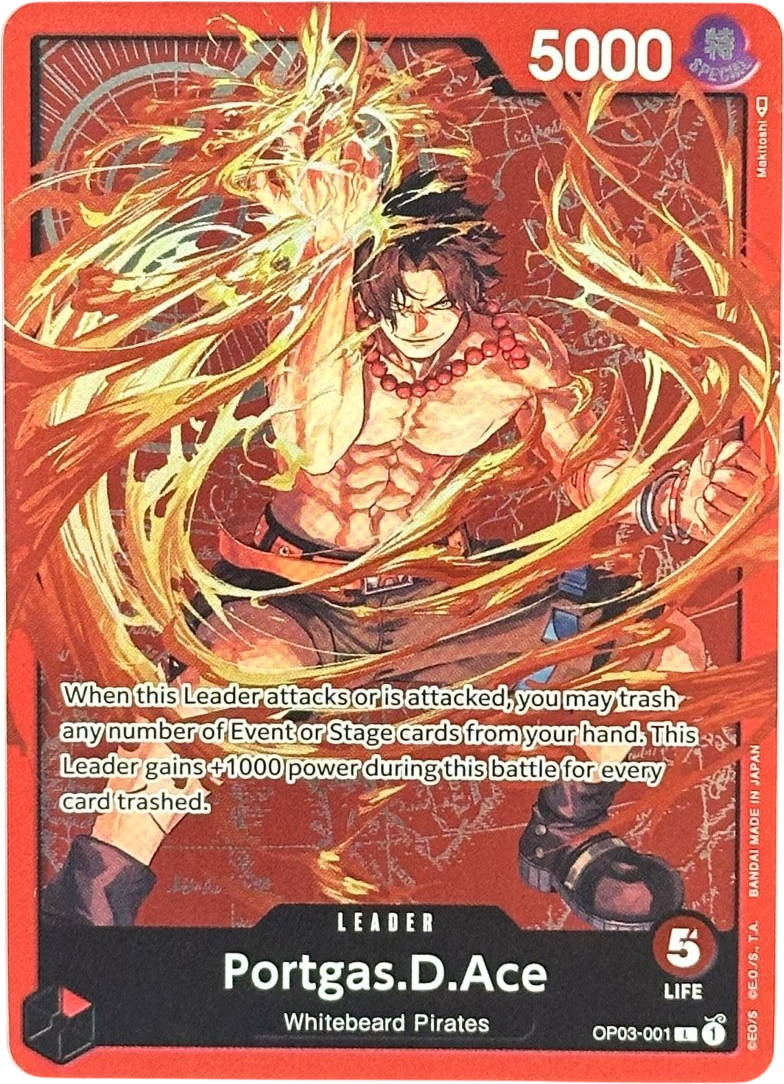 One Piece TCG - Portgas.D.Ace - OP03 - 001 - Special Goods Set Promo - Mega Cash Sydney