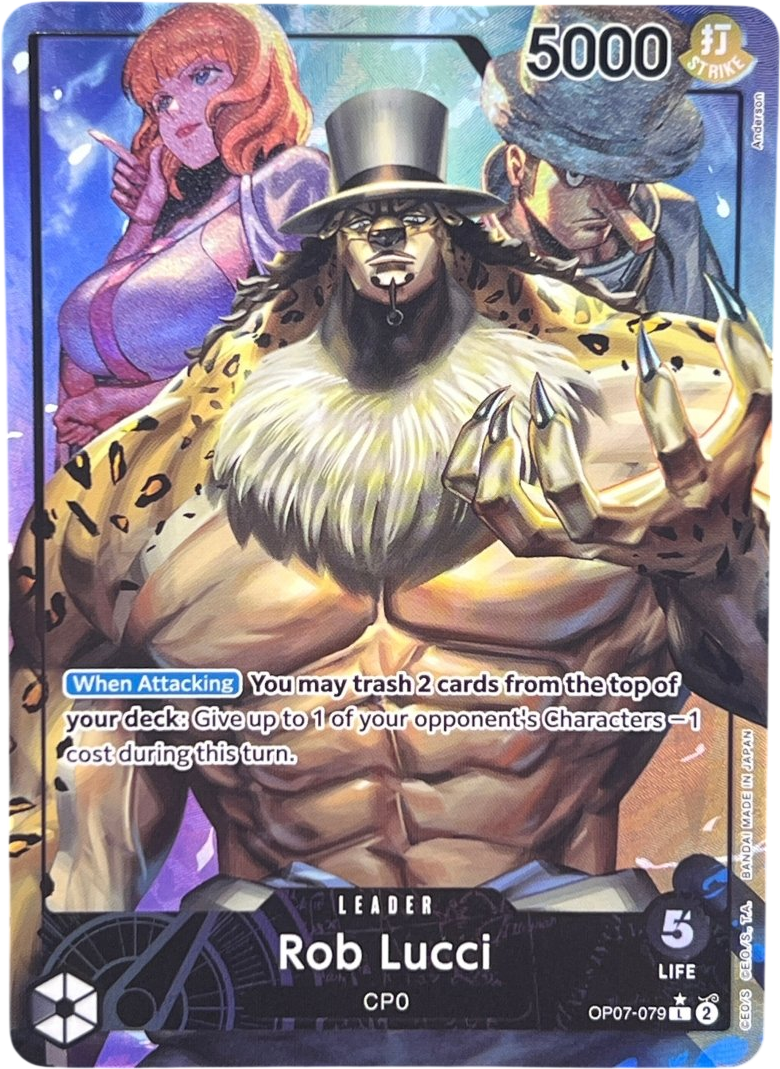 One Piece TCG - Rob Lucci OP07 - 079 - Mega Cash Sydney