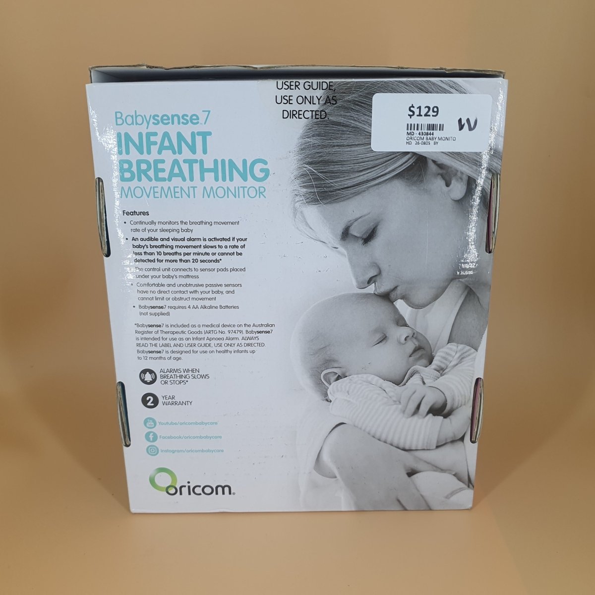 ORICOM - BS7 Breathing Movement Monitor - Mega Cash Sydney