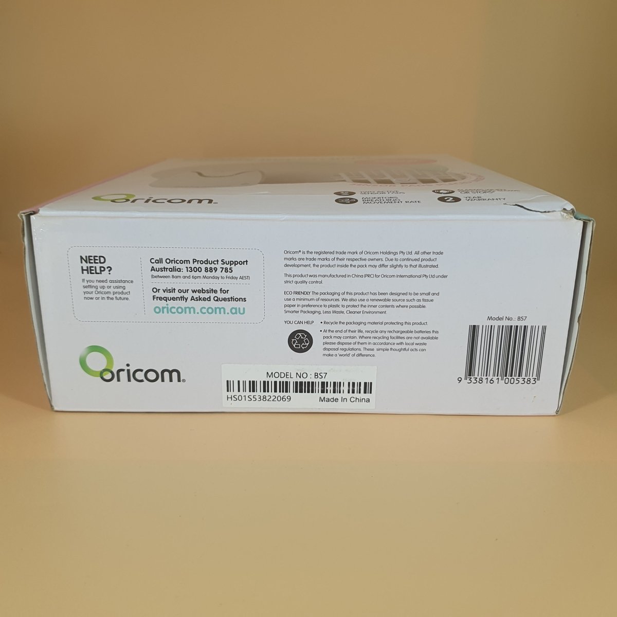 ORICOM - BS7 Breathing Movement Monitor - Mega Cash Sydney