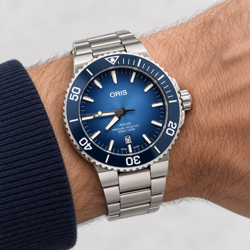 Oris Aquis Date "Lake Baikal" Limited Edition Swiss Watch - Mega Cash Sydney