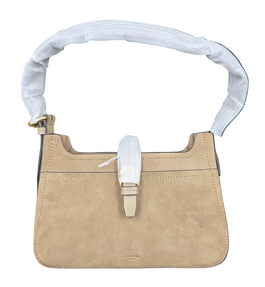 Oroton Dylan Nubuck Baguette Handbag - Mega Cash Sydney