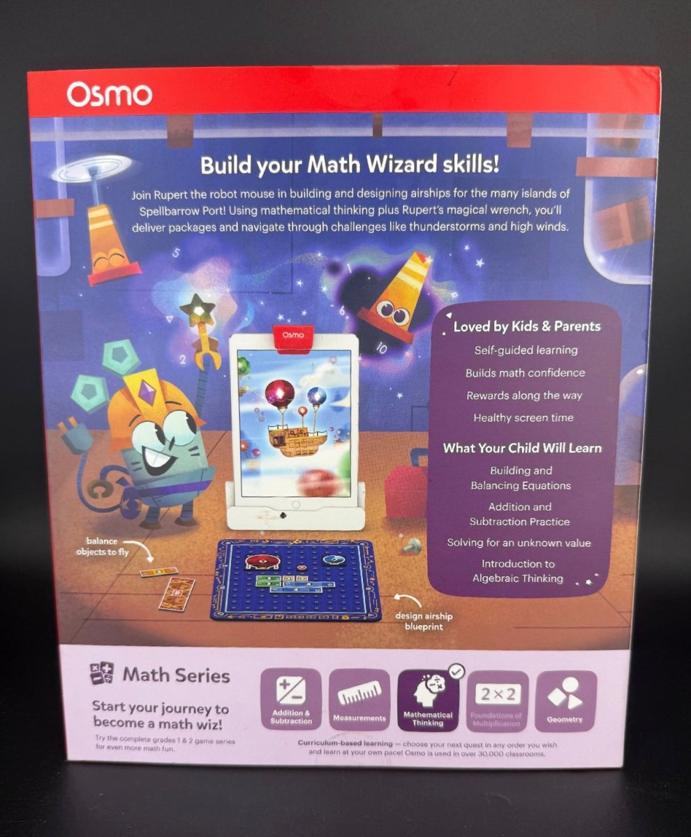 Osmo Math Wizard and the Amazing Airships - For iPad & Amazon Fire Tablet - Mega Cash Sydney