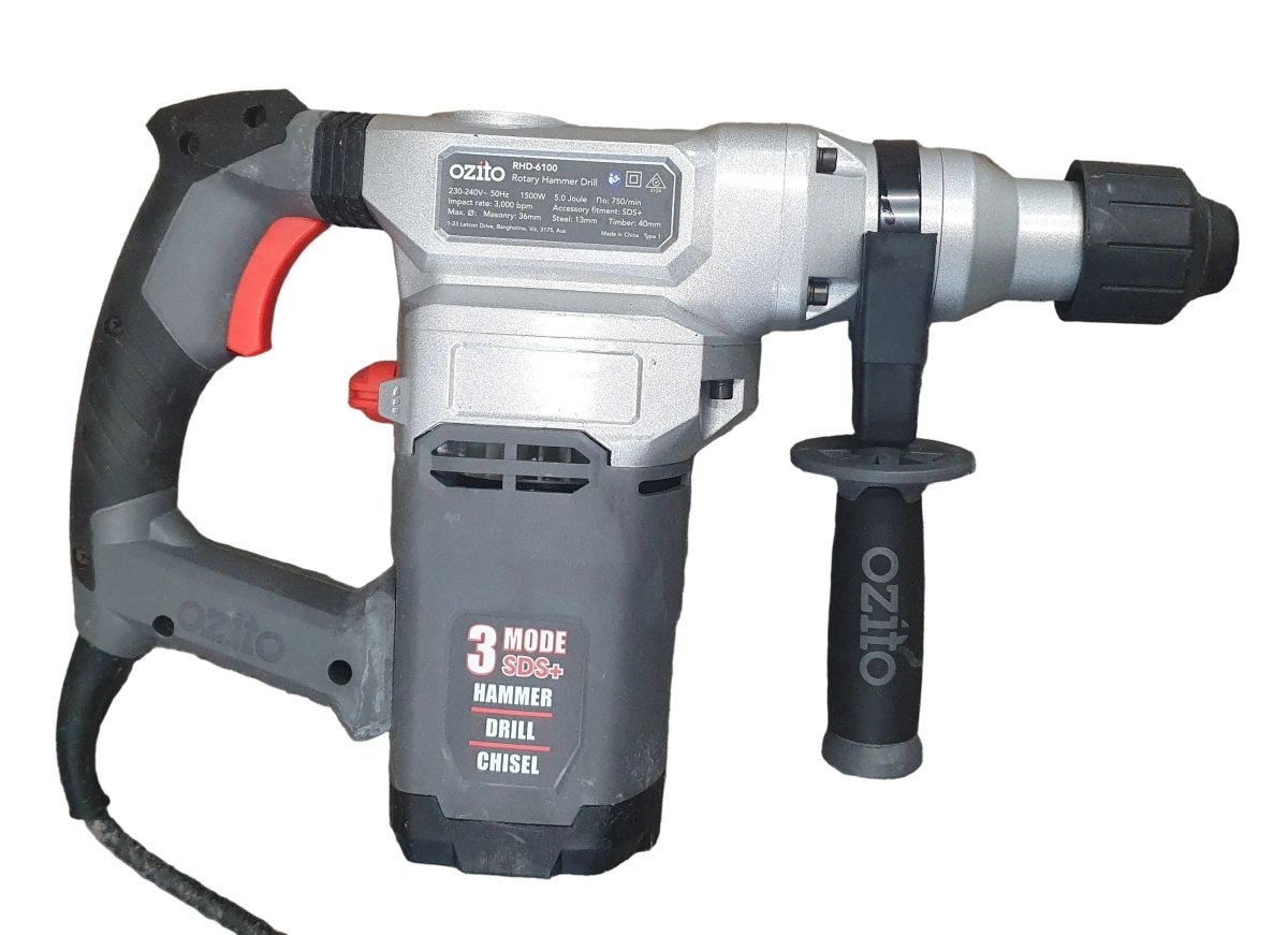 Ozito - 1500w SDS 3 Mode Rotary Hammer Drill - RHD6100 - Mega Cash Sydney