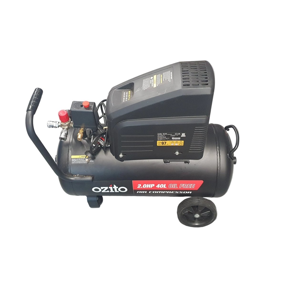 Ozito 40L 2.0HP Oil Free Air Compressor - ACP - 40258 - Mega Cash Sydney