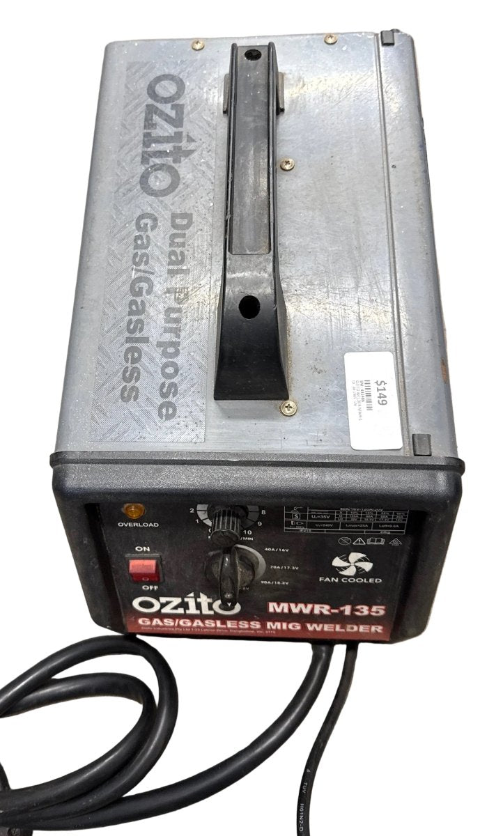 OZITO - Gas/Gasless MIG Welder - MWR-135 - Mega Cash Sydney