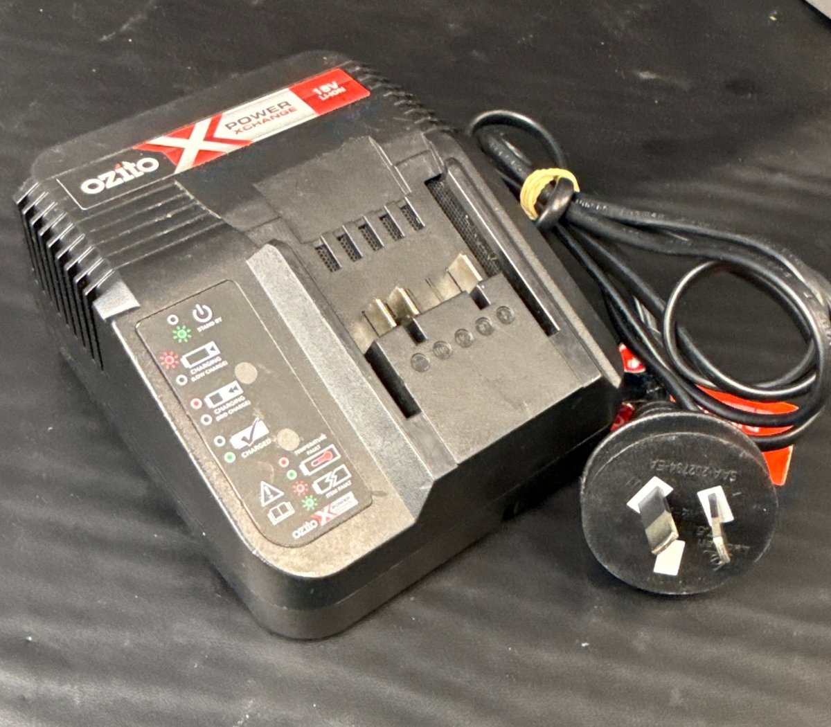 Ozito Power Xchange 18V Li-Ion Compact Fast Charger - Mega Cash Sydney