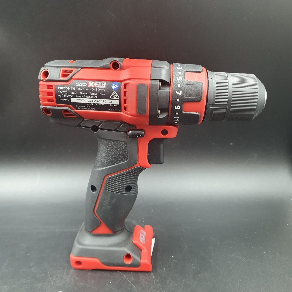 Ozito - PXC 18V 13mm Cordless Drill Driver - Skin Only - Mega Cash Sydney