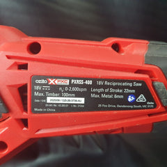 Ozito - PXC 18V Cordless Reciprocating Saw - PXRSS-400 + Battery & Charger - Mega Cash Sydney