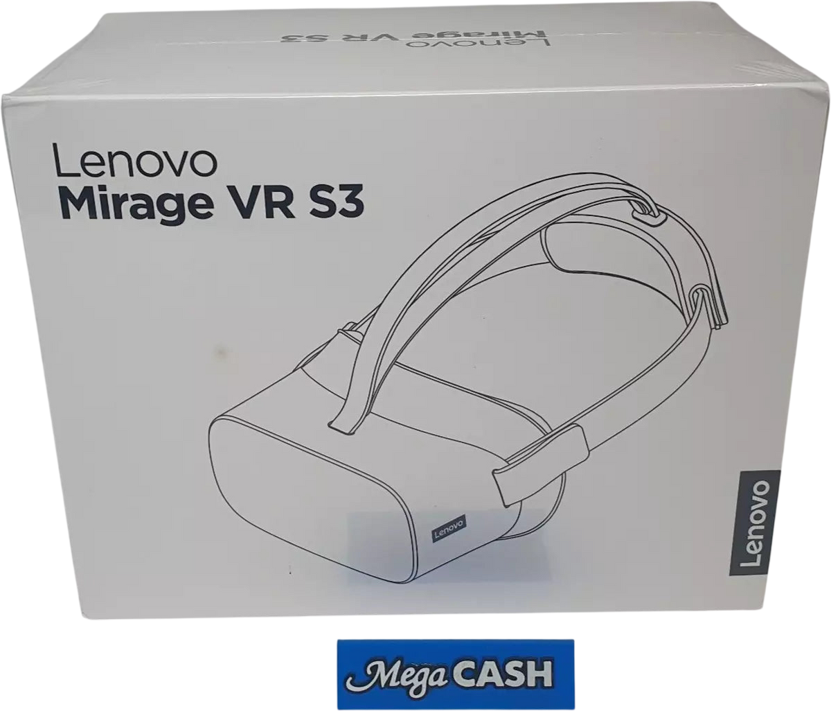 Lenovo - Mirage VR S3 - Head Mounted 4K Virtual Reality System, 835 6G+64GB - BRAND NEW