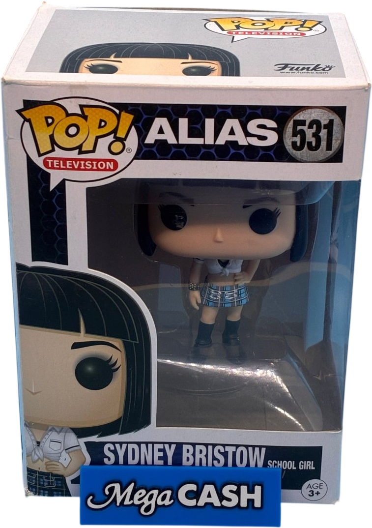 FUNKO POP TELEVISION! ALIAS - Sydney Briston School Girl 531 - Mega Cash Sydney