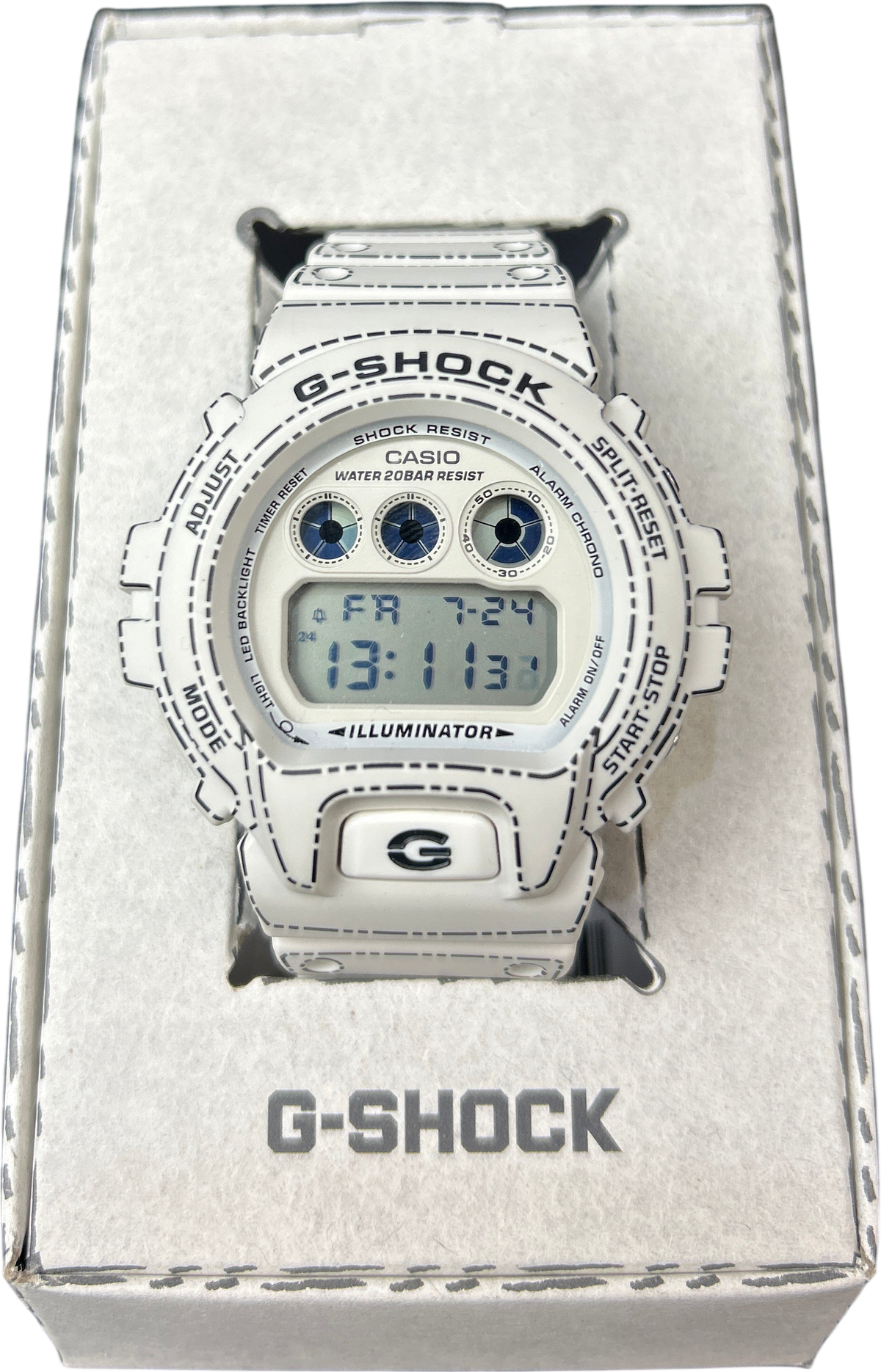 Casio G-SHOCK Digital 50mm Watch DW6900RGM-5D