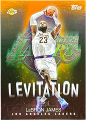 Topps - LeBron James Levitation 16/25 L-1 Orange Foil