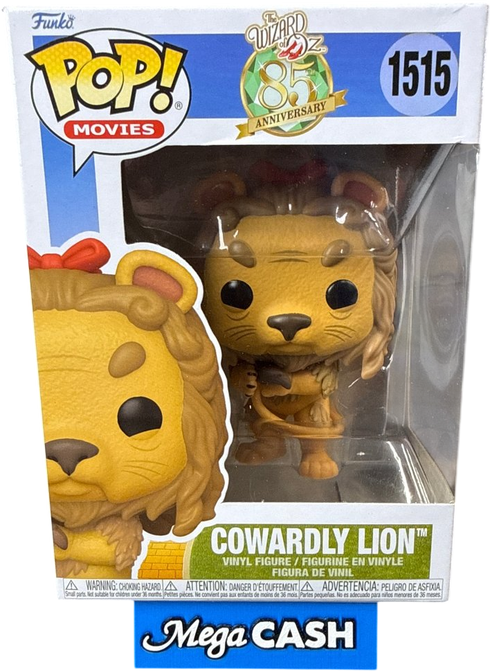 Funko Pop Vinyl - Wizard of Oz 85th Anniversary - Cowardly Lion 1515 - Mega Cash Sydney