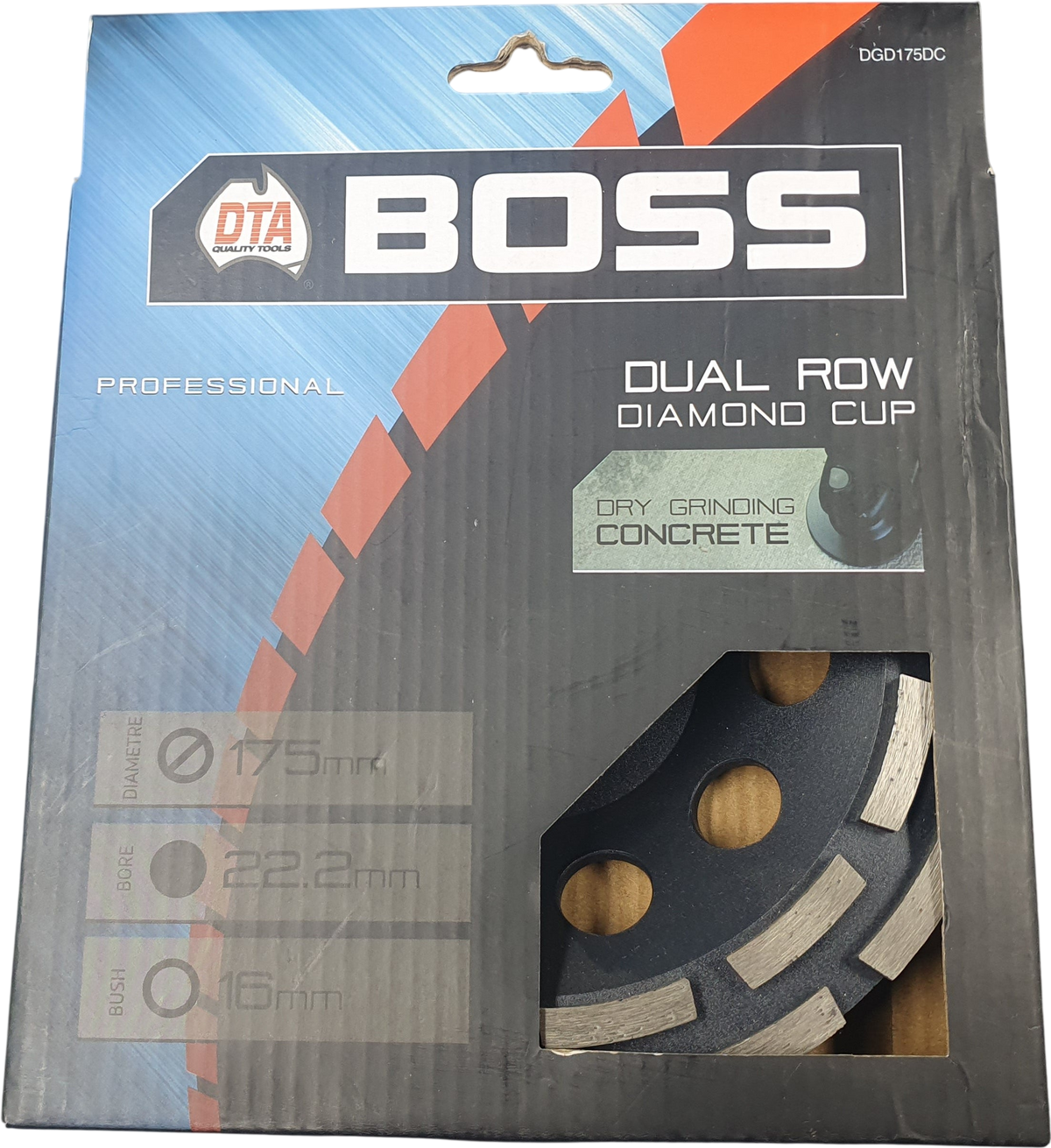 BOSS Dual 175mm Coarse Grinding Disc - DGD175DC