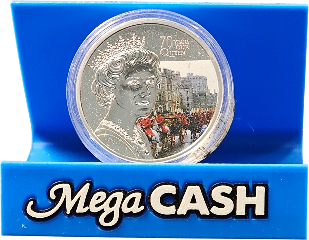 1 Crown - Elizabeth II Platinum Jubilee - Windsor Castle - Platinum Plated