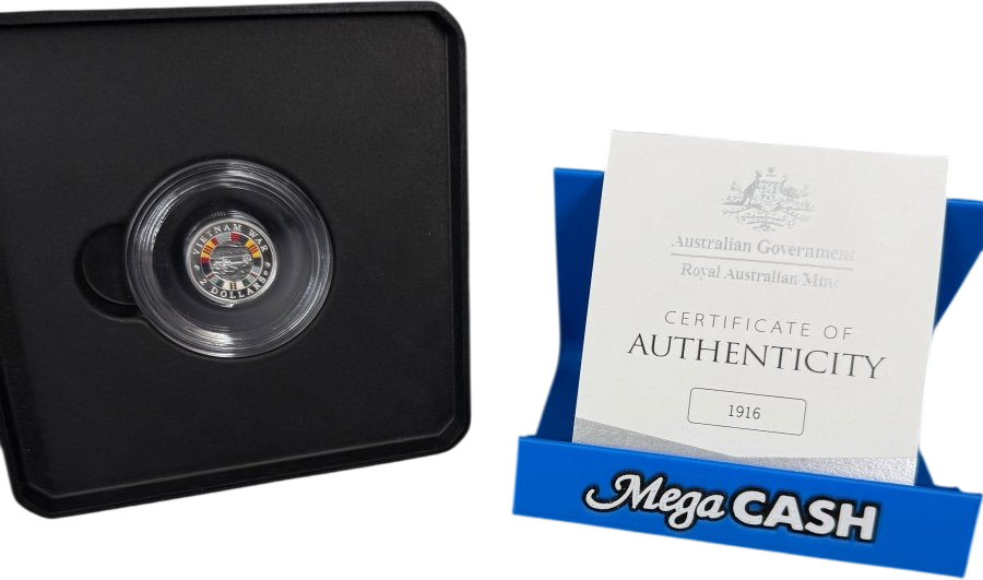 2023 RAM $2 Vietnam War 'C' Silver Proof Coin - Mega Cash Sydney