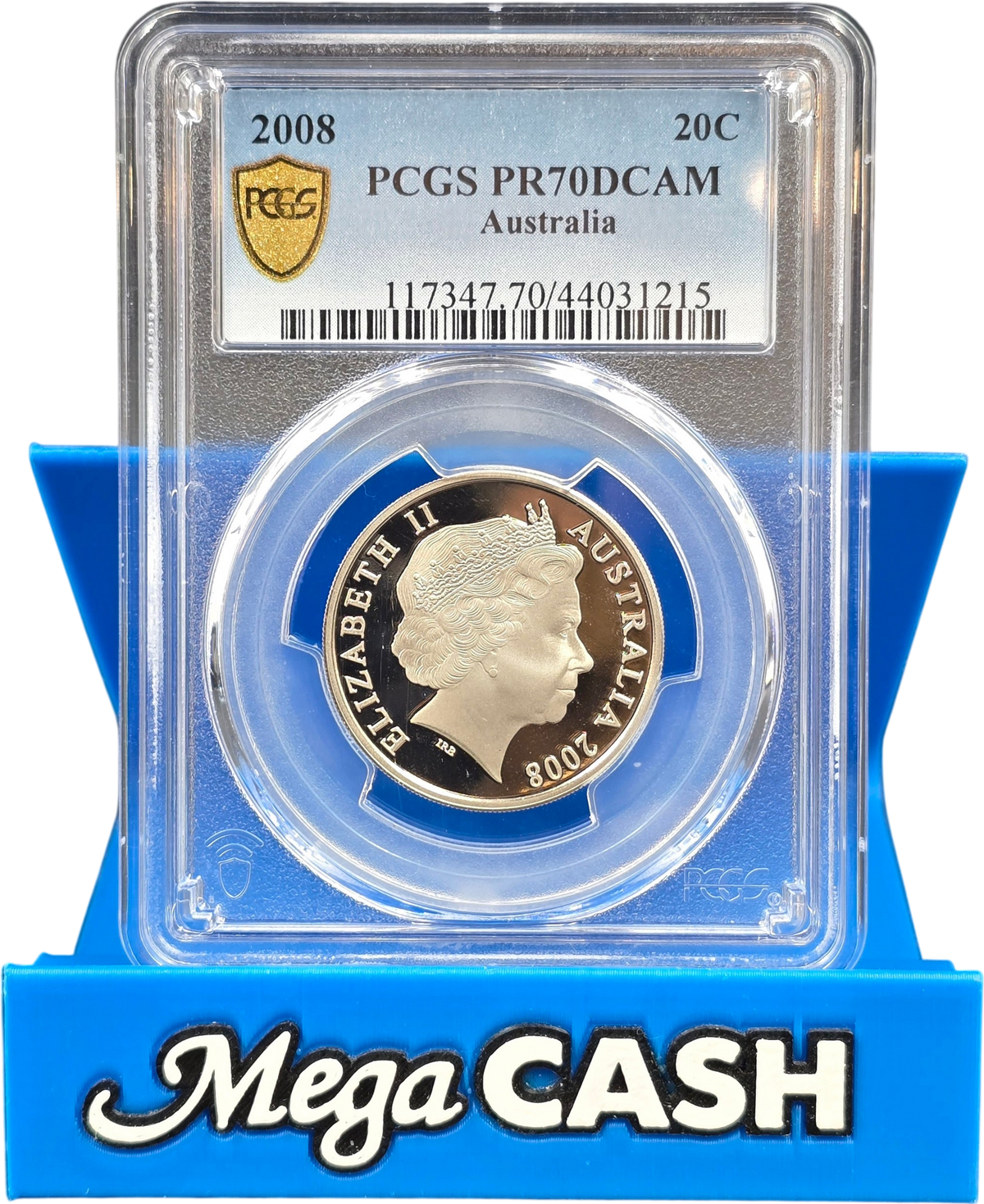 PCGS PR70DCAM - 2008 Australian 20c