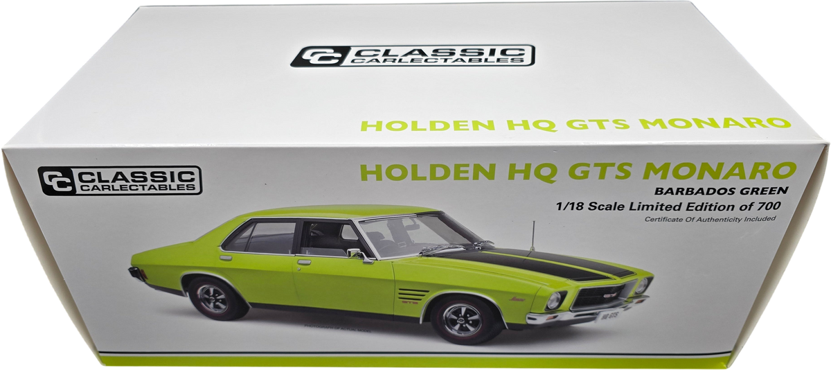 Classic Carlectables - 1:18 Holden HQ Monaro GTS - Sedan - Barbados Green - #18839