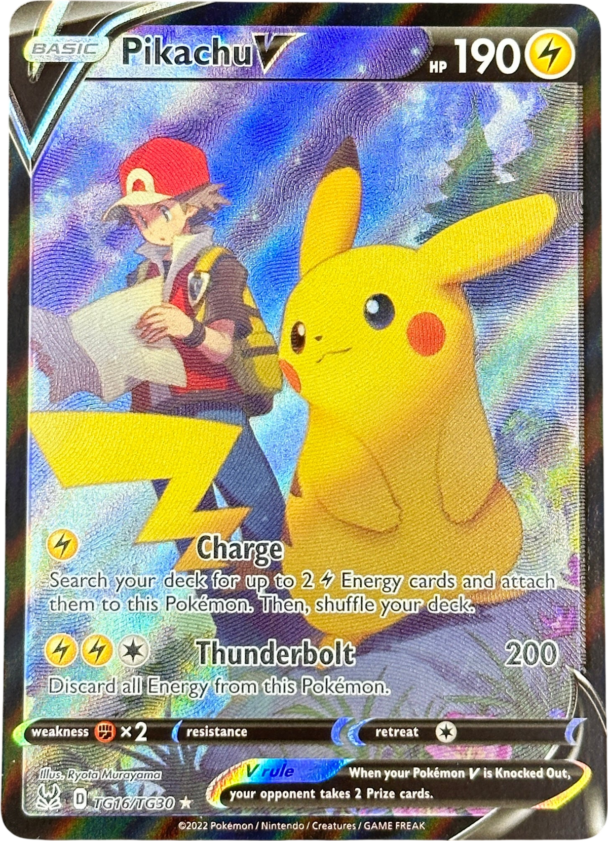 Pokemon - Pikachu V - TG16/TG30 - Lost Origin