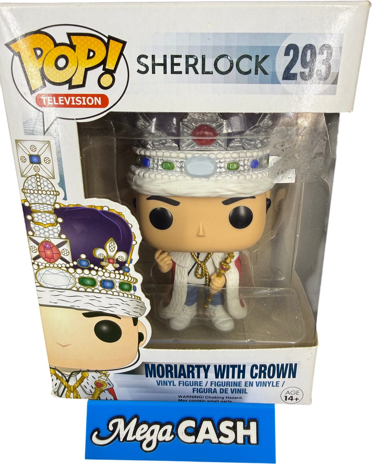 Funko POP! Television - Sherlock - Moriarty with Crown #293