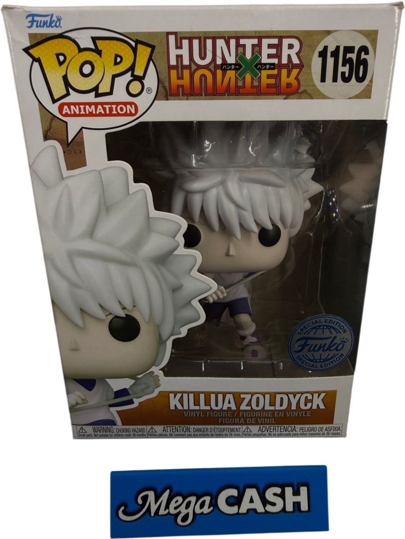 Funko POP! Animation - Hunter Hunter Killua Zoldyck 1156 - Mega Cash Sydney