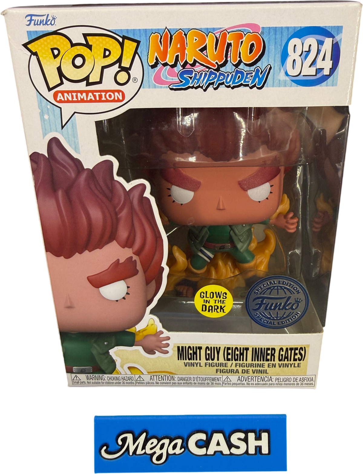 Funko POP! Animation - Naruto Shippuden Might Guy (Eight Inner Gates) #824
