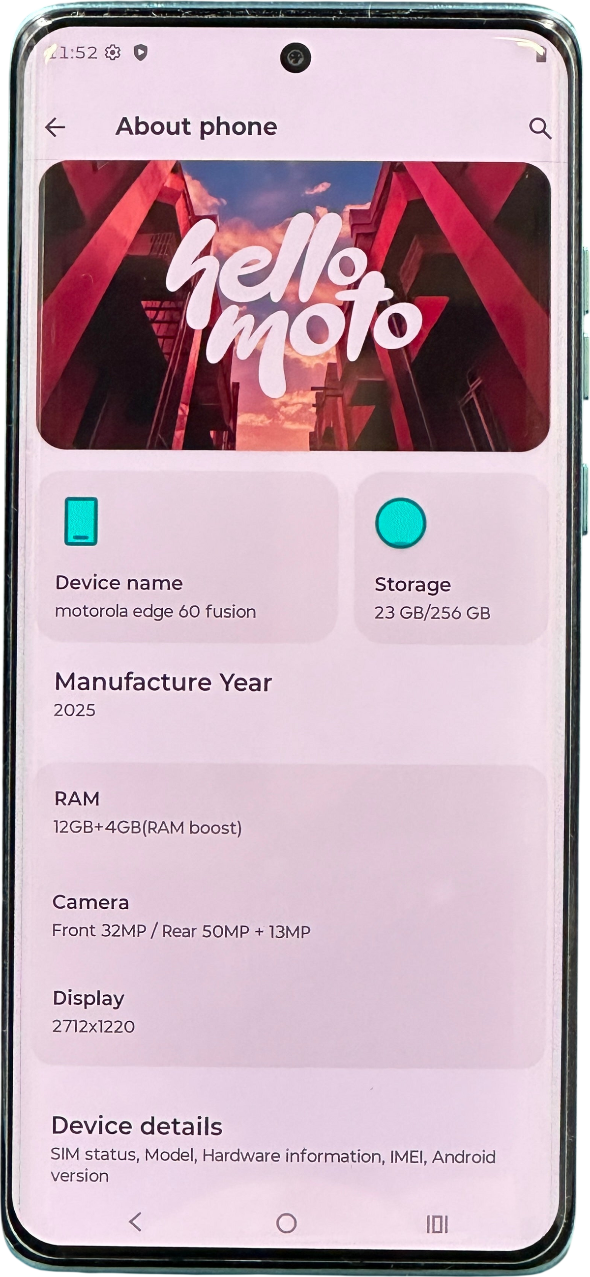 Motorola - Edge 60 Fusion - XT2503-4 - 256GB