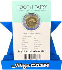 2022 $2 Tooth Fairy Carded Coin