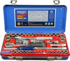Kincrome 43pce Socket Set Imperial and Metrix 1/4 & 3/8 SQ Drive