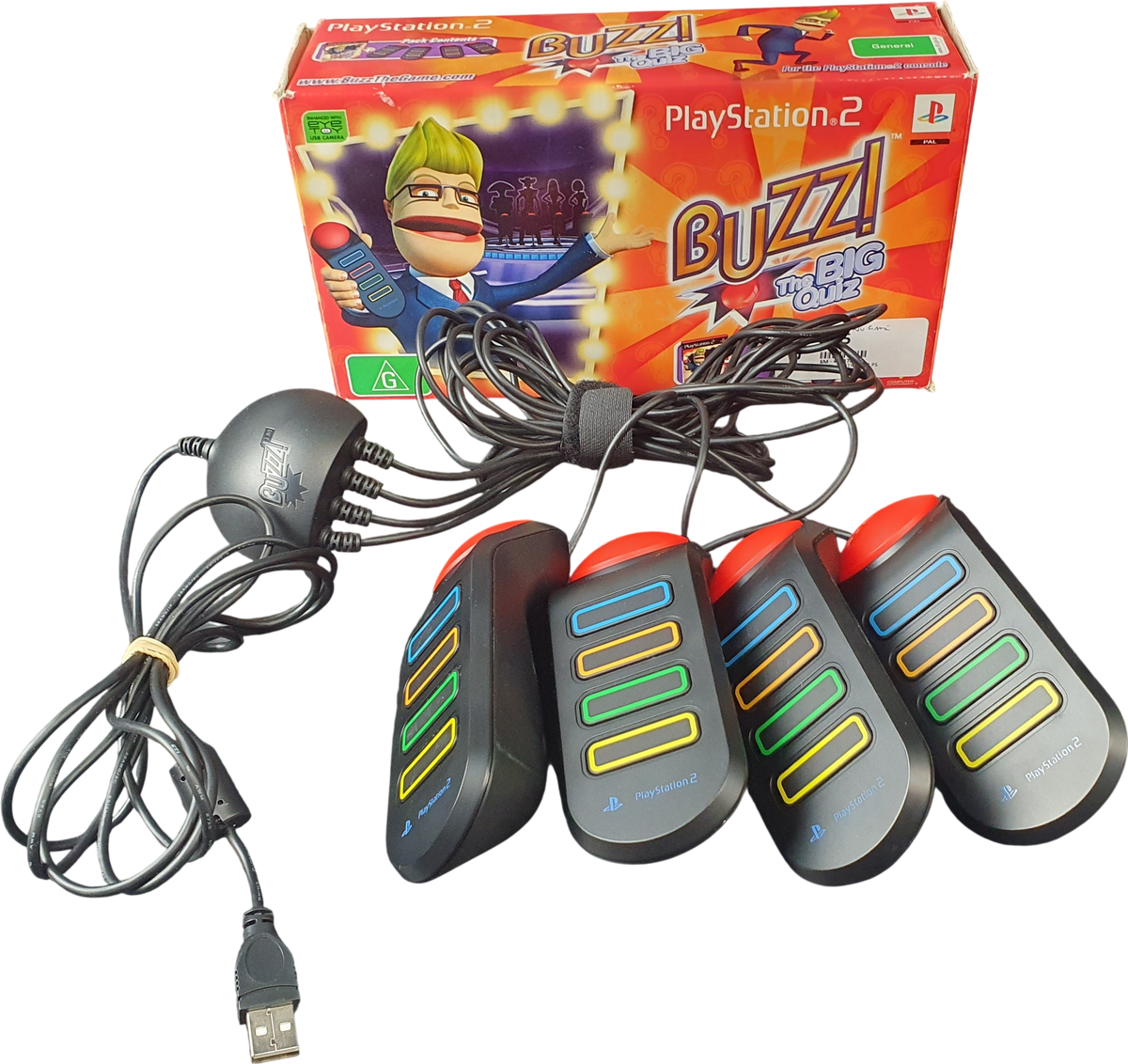 Buzz The Big Quiz - Playstation 2 (PS2) - Game not included