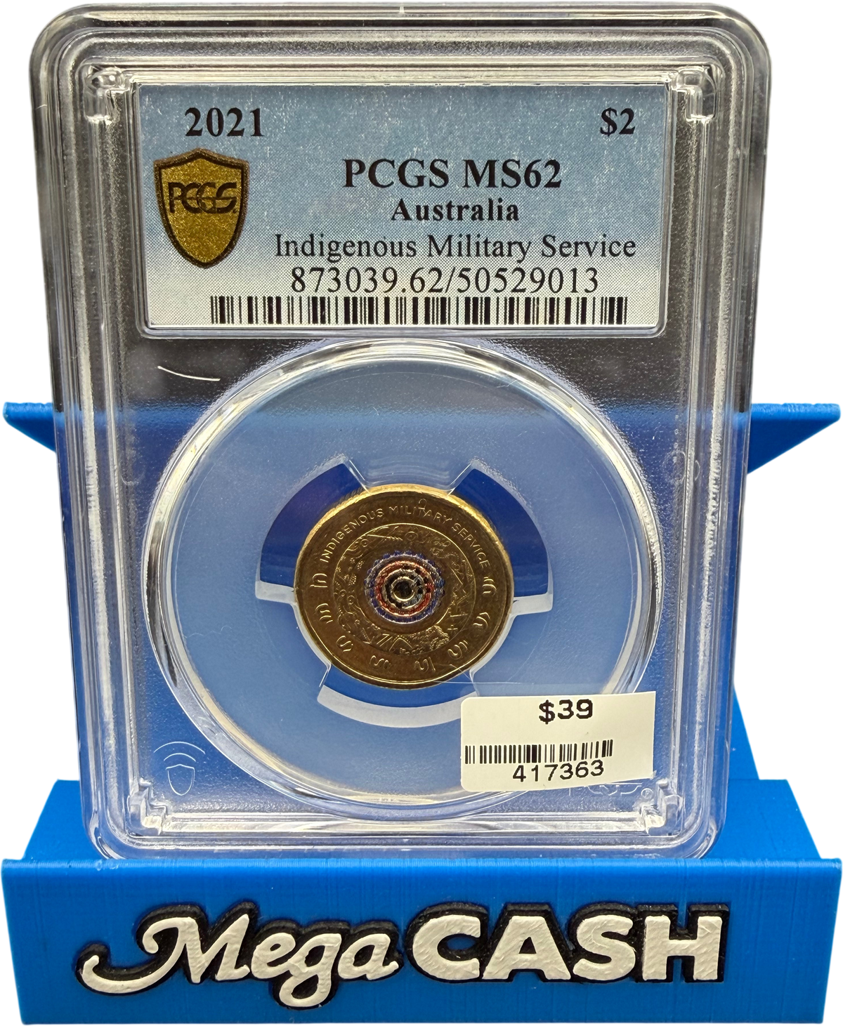 2021 $2 IMS MS62 - Graded Coin Indigenous Military Service