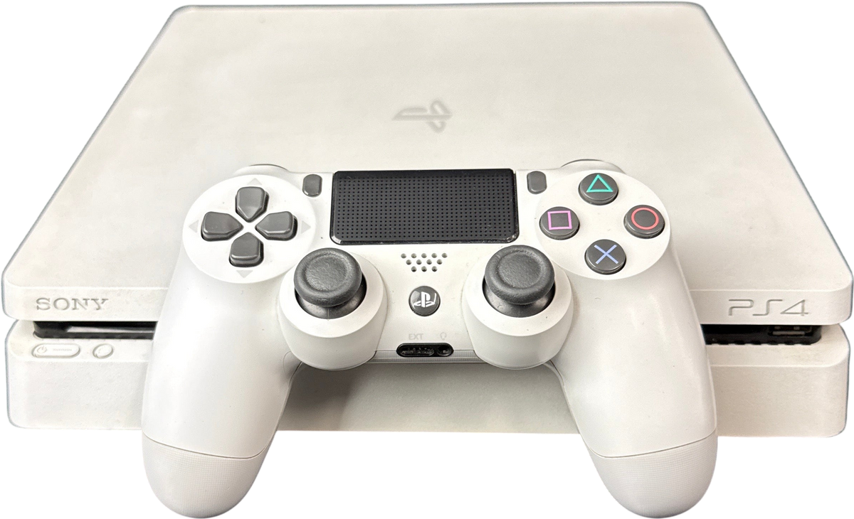 Sony - White Playstation 4 Slim - 500GB - CUH-2102A - SS-13.52