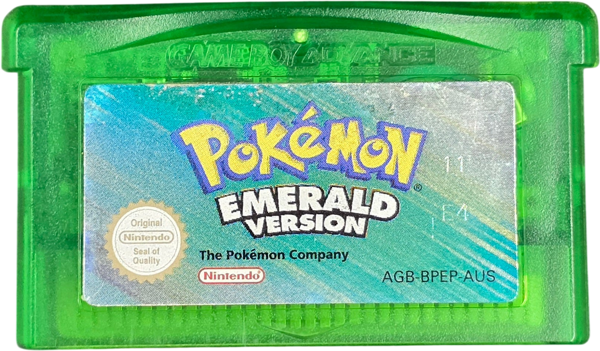 Pokemon - Emerald Version - Gameboy Advance Cartridge
