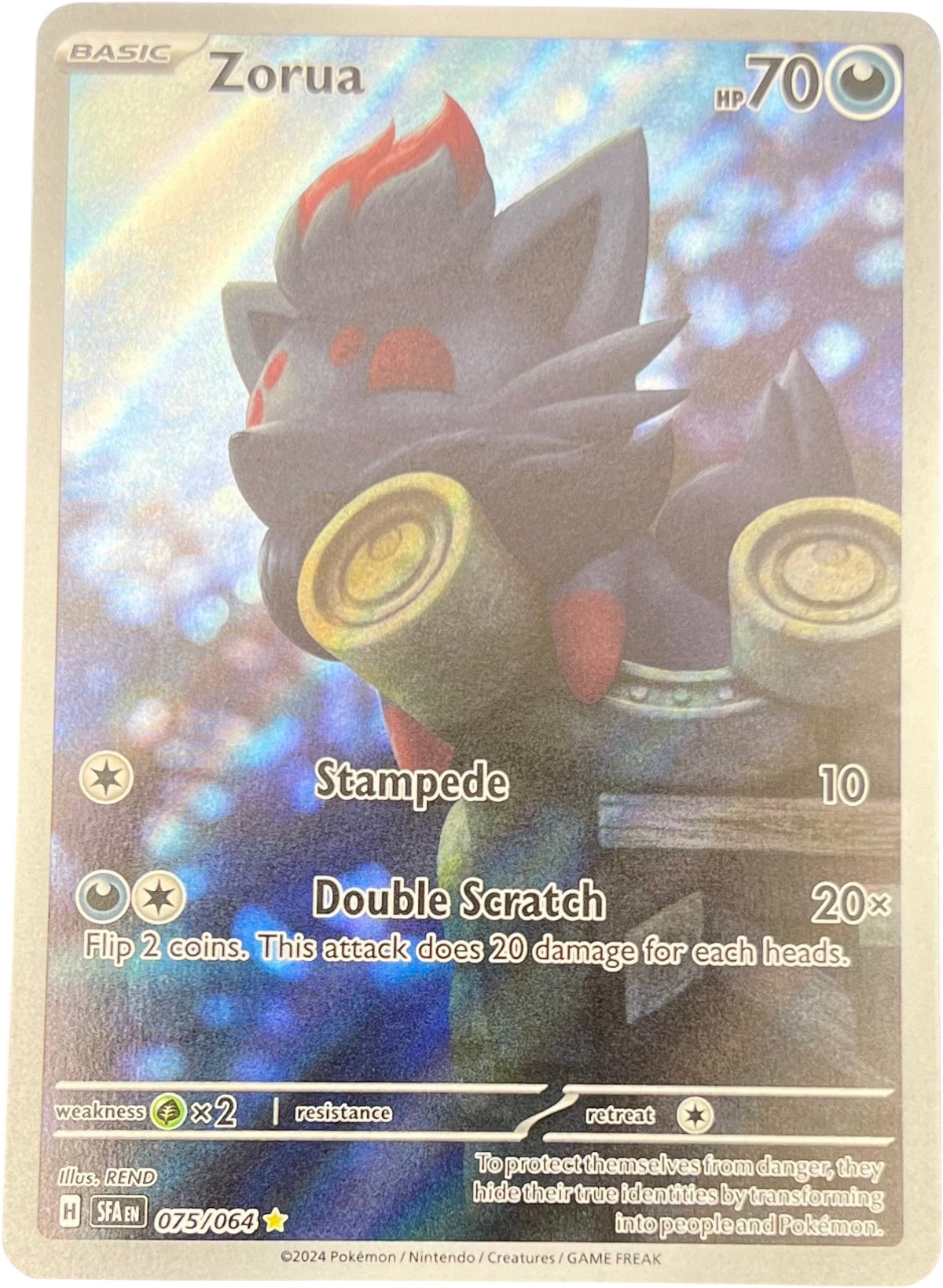 Zorua Illustration Rare - Shrouded Fable