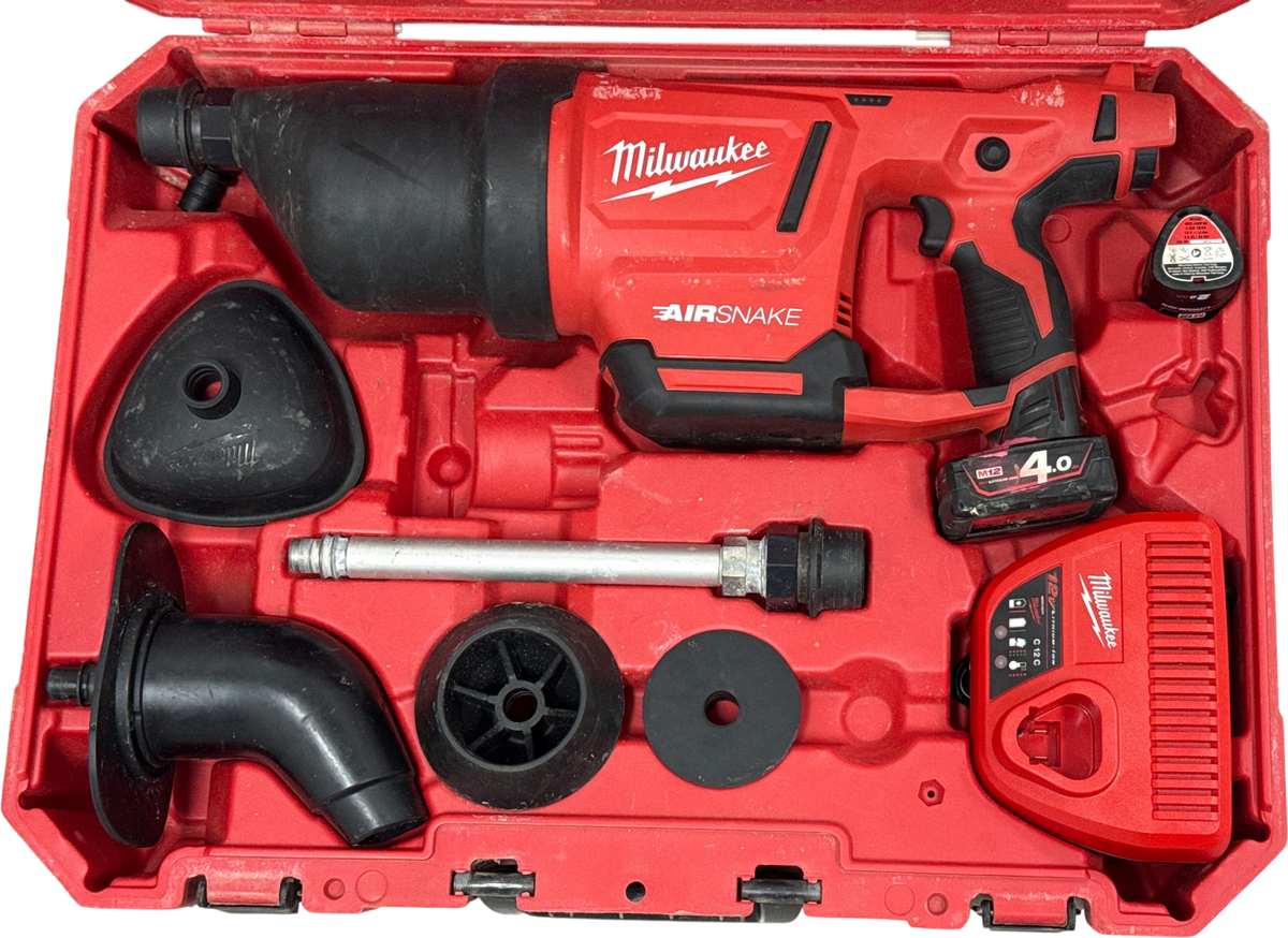 MILWAUKEE - M12 Airsnake Drain Cleaning Air Gun