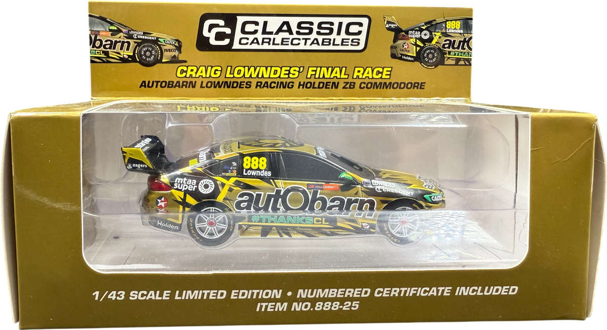 Classic Carlectables Craig Lowndes’ Final Race 1/43 Scale Limited Edition