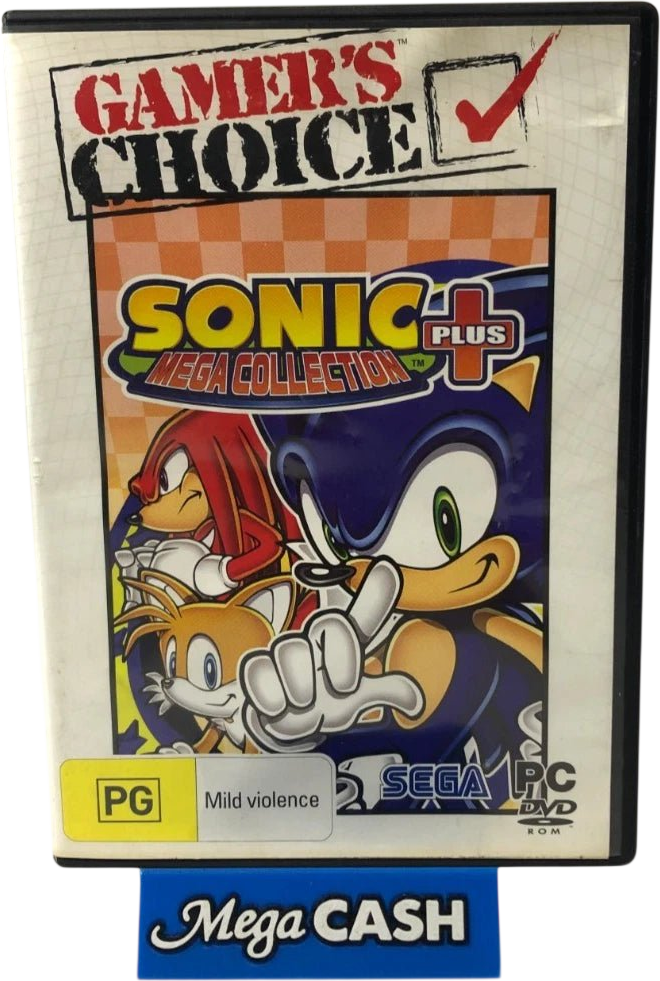 Gamers Choice: Sonic Mega Collection Plus - PC / DVD ROM Game - Mega Cash Sydney
