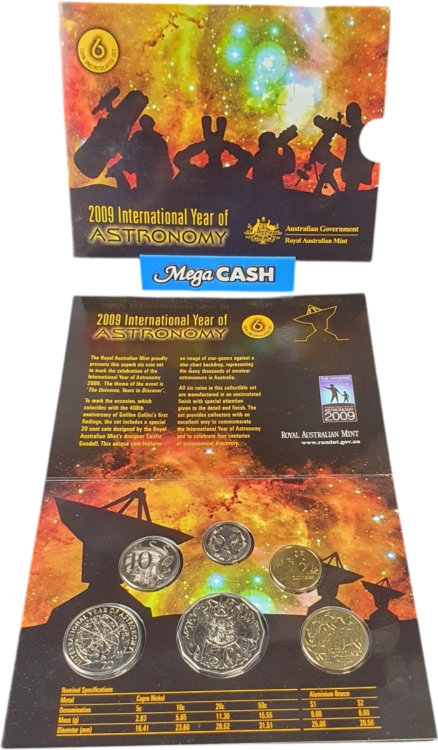 2009 INTERNATIONAL YEAR OF ASTRONOMY SET - Mega Cash Sydney