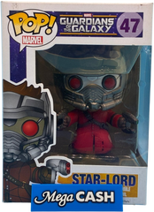 FUNKO POP MARVEL! Marvel Guardians Of The Galaxy - Star Lord 47 - Mega Cash Sydney