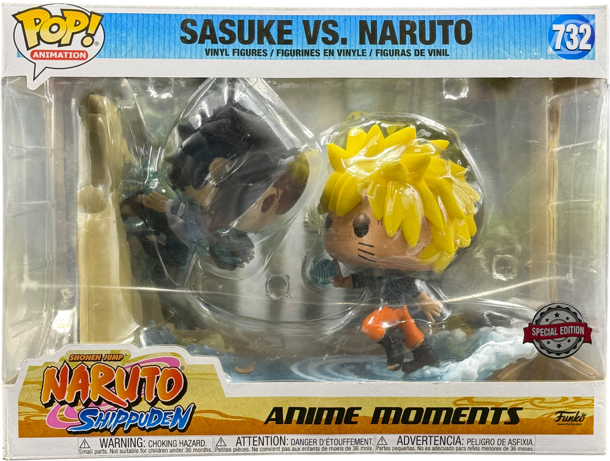 Pop Moments 732 Shonen Jump Naruto Shippuden Sasuke vs. Naruto