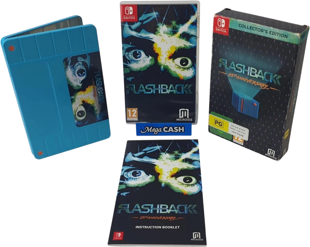 Flashback : 25th Anniversary - Collectors Edition - Nintendo Switch Game - Mega Cash Sydney