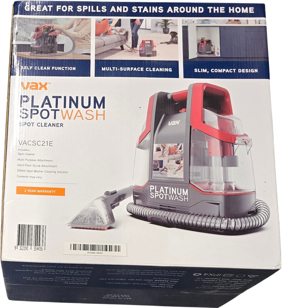 VAX - Platinum Spot Wash Spot Cleaner - VACSC21E