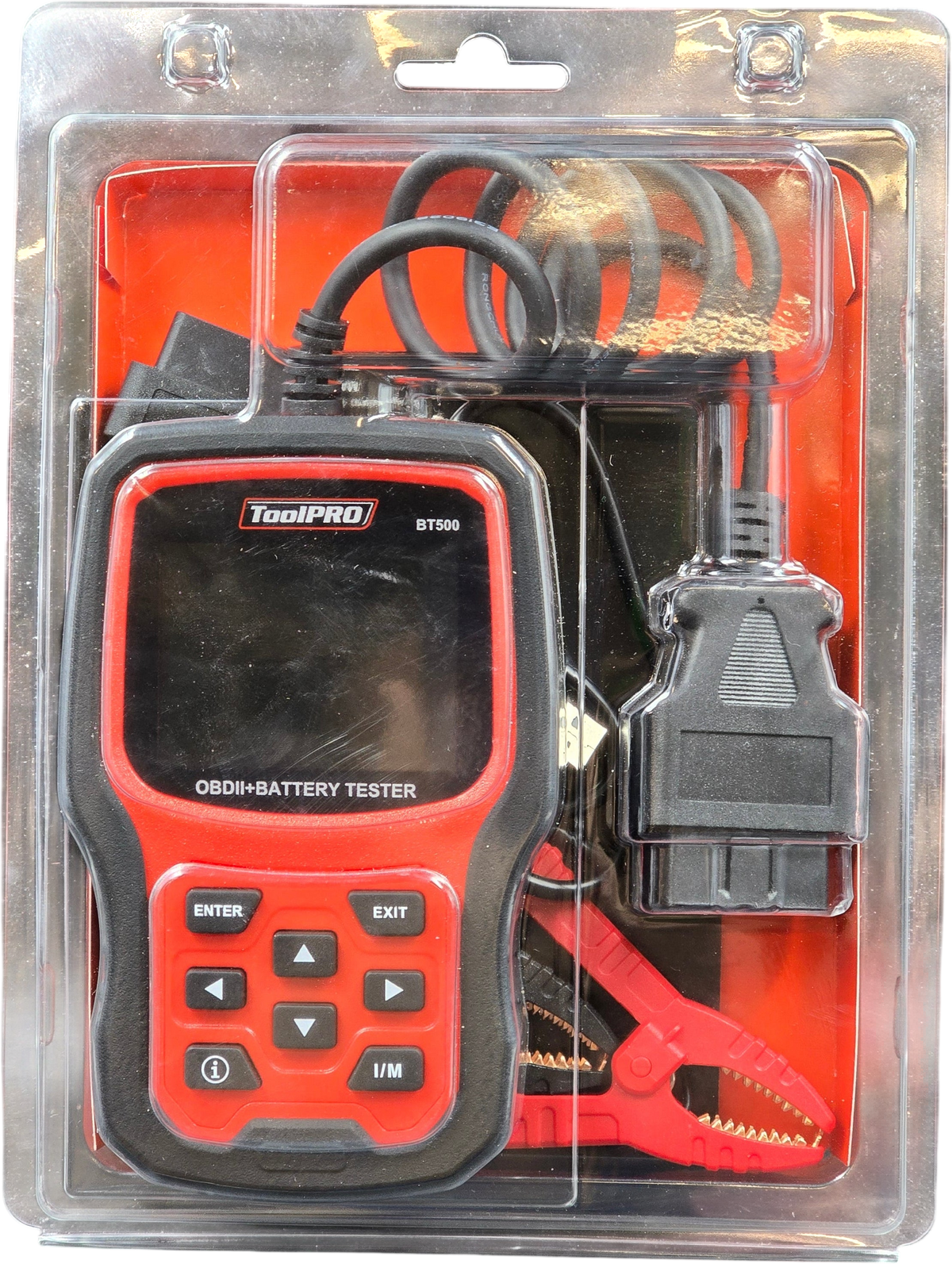 TOOLPRO - Auto Diagnostic Scanner OBD2 and Battery Tester - BT500