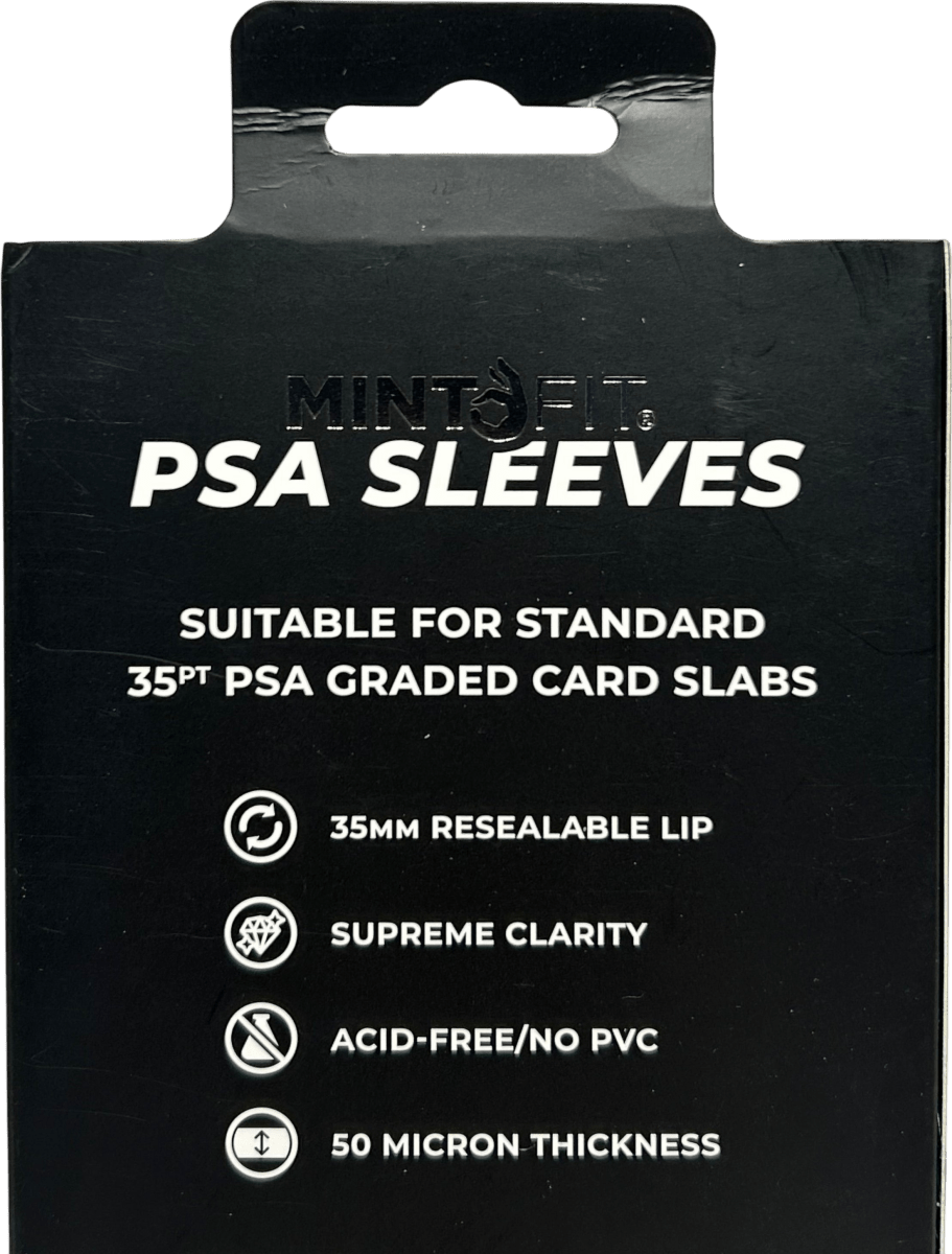 Palms Off Gaming MintFit PSA Sleeves (100 Pack) – Regular Size - Mega Cash Sydney